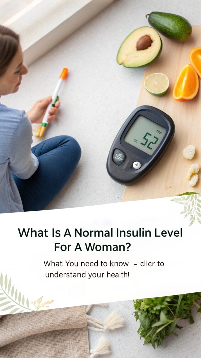 what is a normal insulin level for a woman