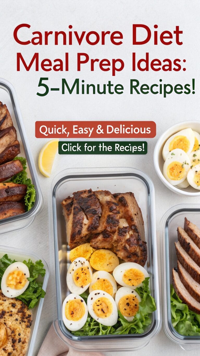 carnivore diet meal prep ideas