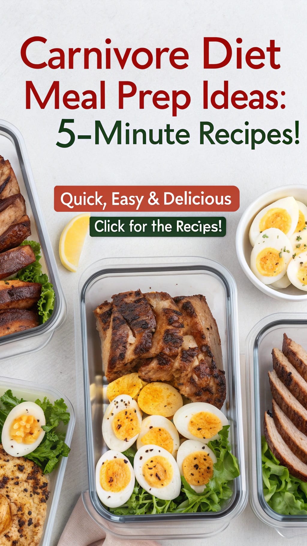 carnivore diet meal prep ideas