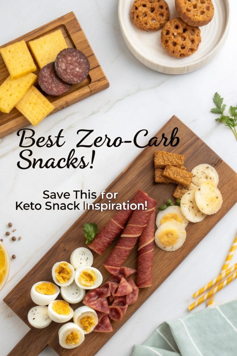 zero carb snacks