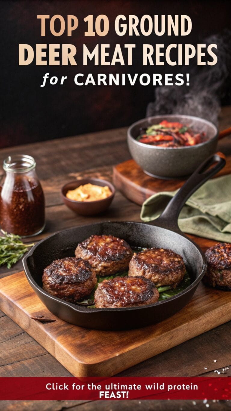 ground deer meat recipes