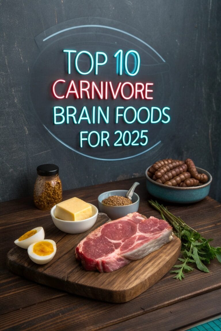 Top 10 Carnivore Brain Foods for 2025