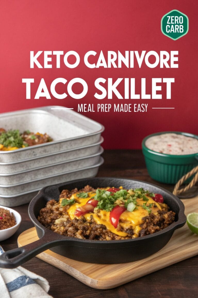 Keto Carnivore Taco Skillet