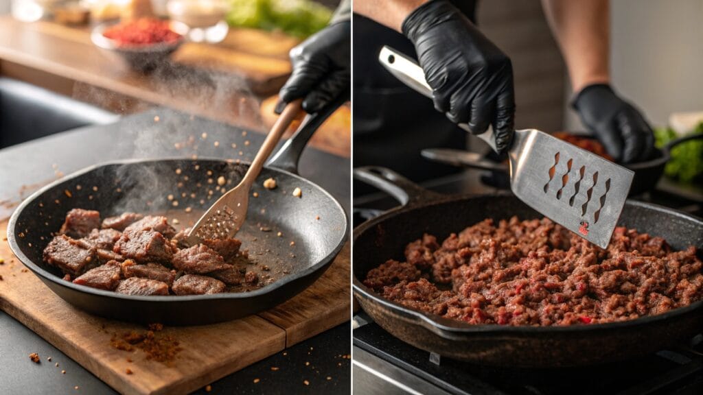 Keto Carnivore Ground Beef Skillet