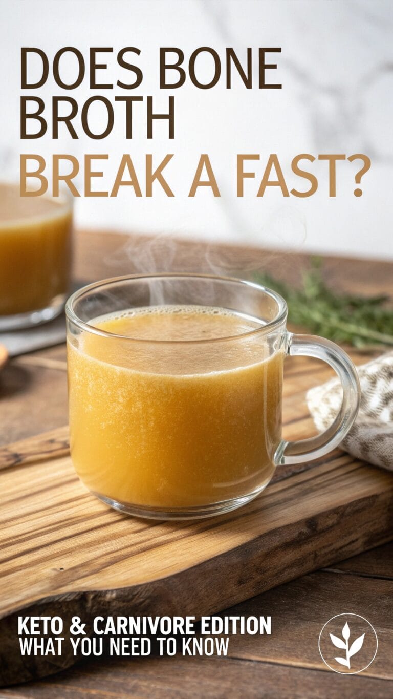 does bone broth break a fast