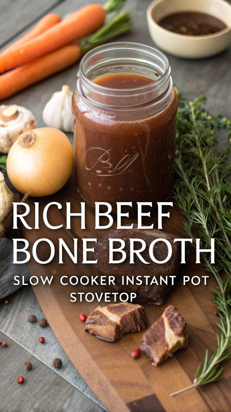 beef bone broth recipe